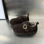 Damen Clogs mit praktischem Schnallenverschluss und bequemem Innenfutter R&B