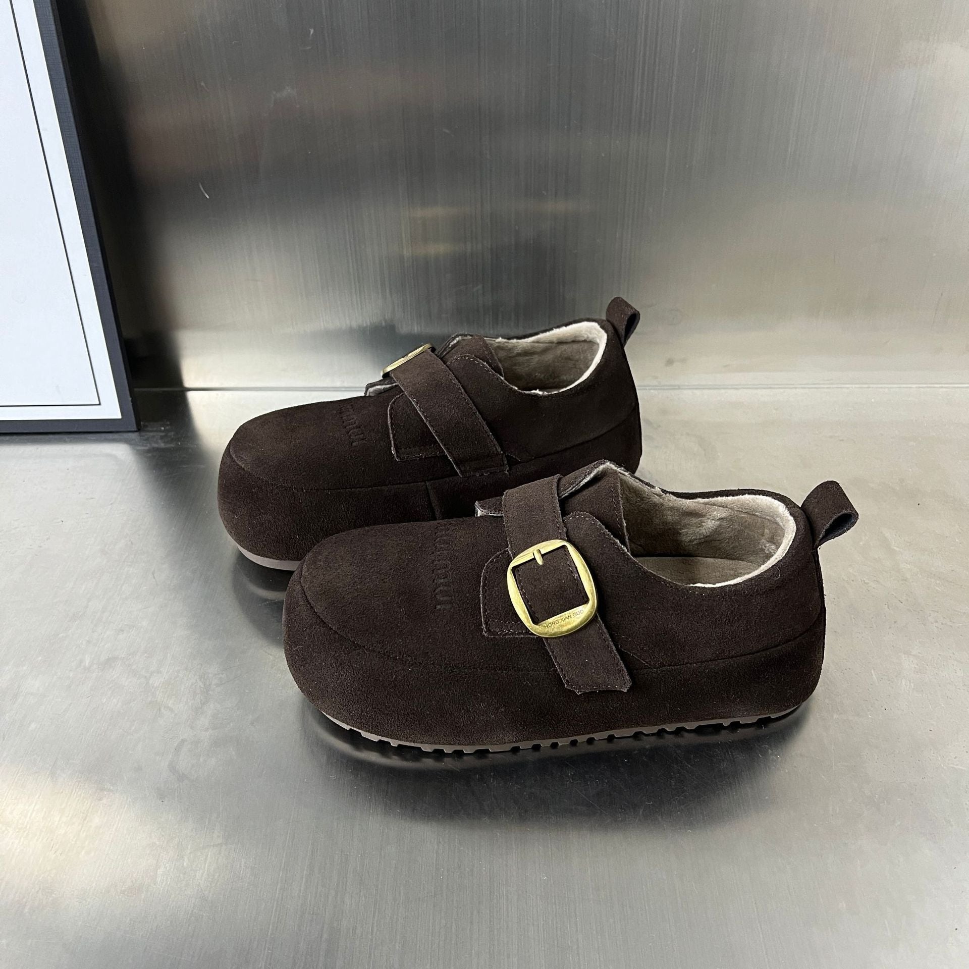 Damen Clogs mit praktischem Schnallenverschluss und bequemem Innenfutter R&B