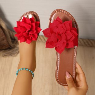 Damen Komfortable Sandalen mit floralem Dekor R&B