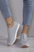 Damen Glitzernde Slip-On Sneakers R&B