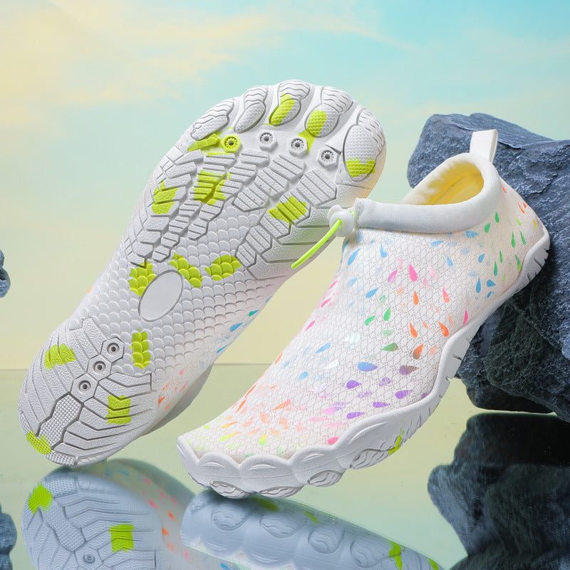Damen vielseitige Wassersportschuhe mit rutschfester Sohle und flexiblem Obermaterial