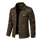 Herren jacke im Vintage-Stil mit praktischen Taschen