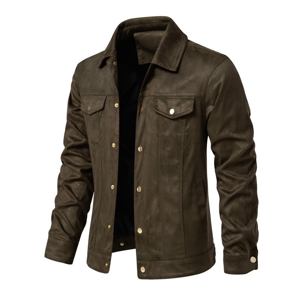 Herren jacke im Vintage-Stil mit praktischen Taschen