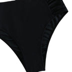 Damen Triangel-Bikini-Set mit modischem Wickeldetail und hochtailliertem Slip R&B