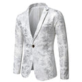 Damen eleganter Blazer mit floralem 3D-Design