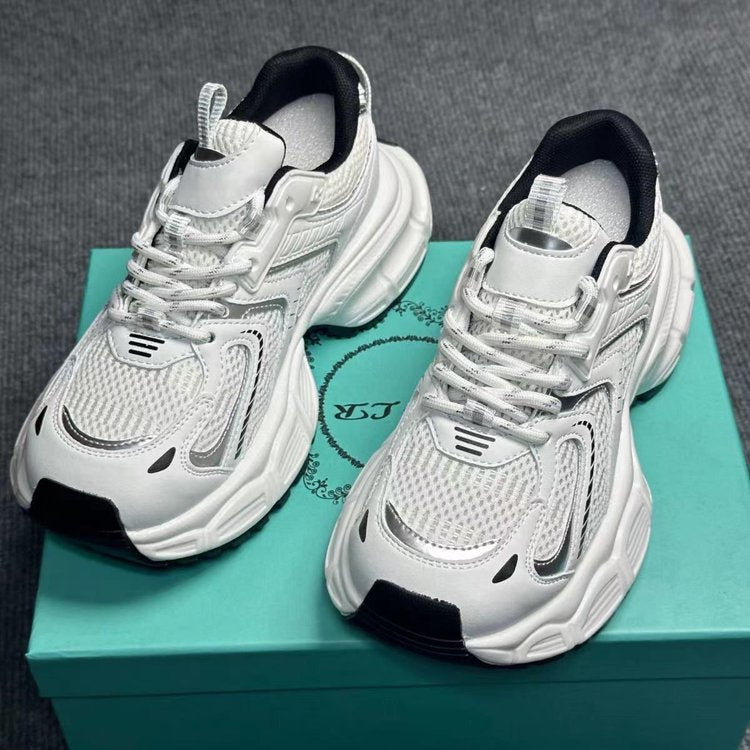Damen Sportliche Sneakers mit atmungsaktivem Netz-Obermaterial und dämpfender Sohle R&B