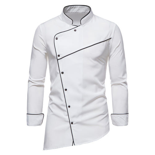 Herren Küchenjacke mit modernem Schnitt und elegantem Kragen R&B