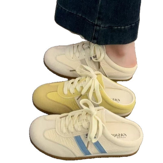 Damen Slip-On Sneakers mit leichtem Design und praktischer Schnürung R&B