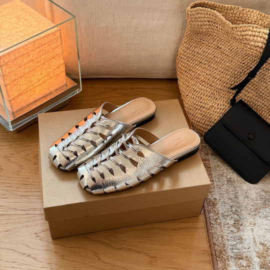 Damen Sommerliche Mules mit kunstvollem Cut-Out-Design und weich gepolstertem Fußbett R&B