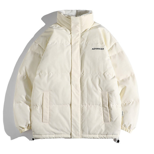 Damen vielseitige Pufferjacke mit hohem Kragen und weichem Fleecefutter R&B