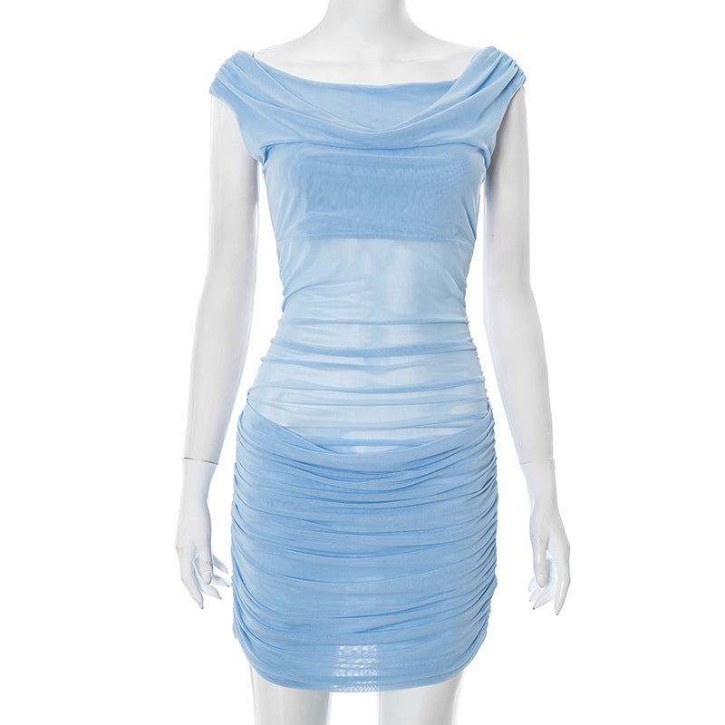 Damen Figurumspielendes Minikleid mit raffinierten Rüschendetails R&B