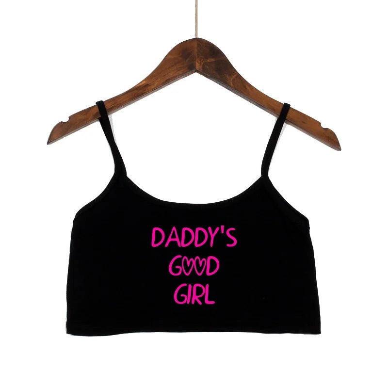Damen modisches Crop-Top mit verzierten Trägern R&B