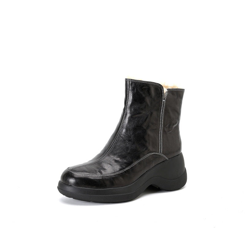 Damen Winterstiefel mit bequemem Innenfutter und rutschfester Sohle R&B