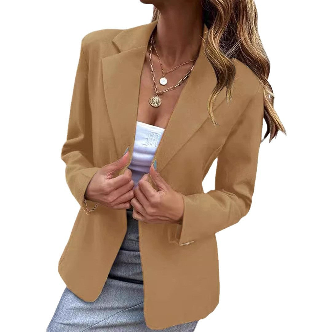 Damen moderner und eleganter Blazer mit strukturierter Textur