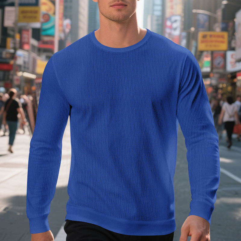 Herren hochwertiger Langarmpullover R&B