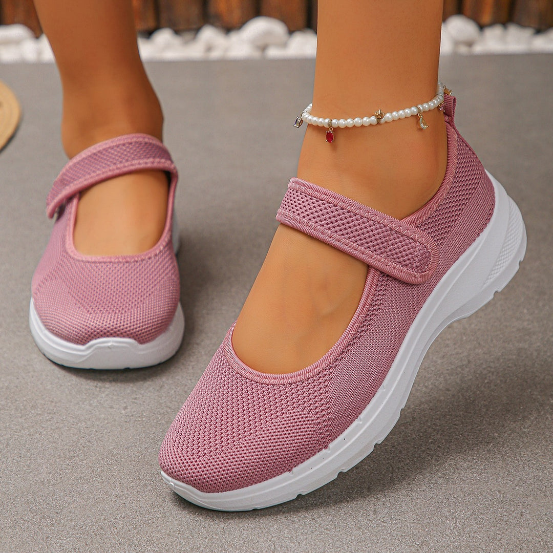 Damen Atmungsaktive Klett-Sneaker R&B