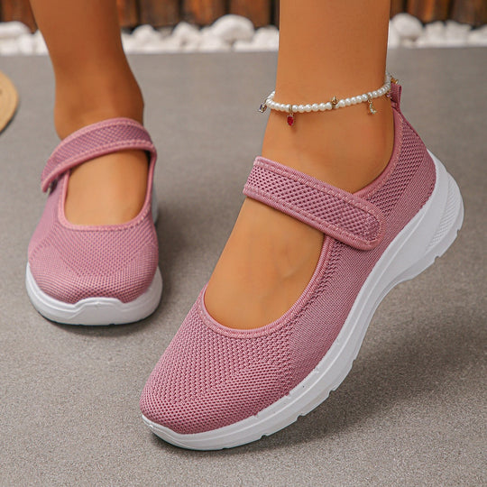 Damen Atmungsaktive Klett-Sneaker R&B