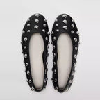 Damen Ballerinas mit modischen Metallakzenten R&B
