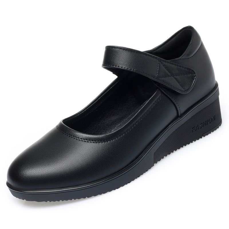 Damen bequemes Mary Jane Schuhwerk mit elegantem Riemen und flexiblem Absatz R&B