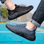 Damen Sportliche Freizeitschuhe mit atmungsaktiver Mesh-Oberfläche und rutschfester Sohle R&B