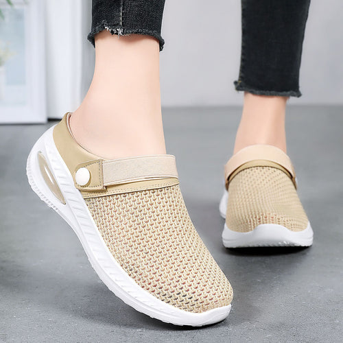 Damen Atmungsaktive Freizeitschuhe mit flexiblem Riemen R&B
