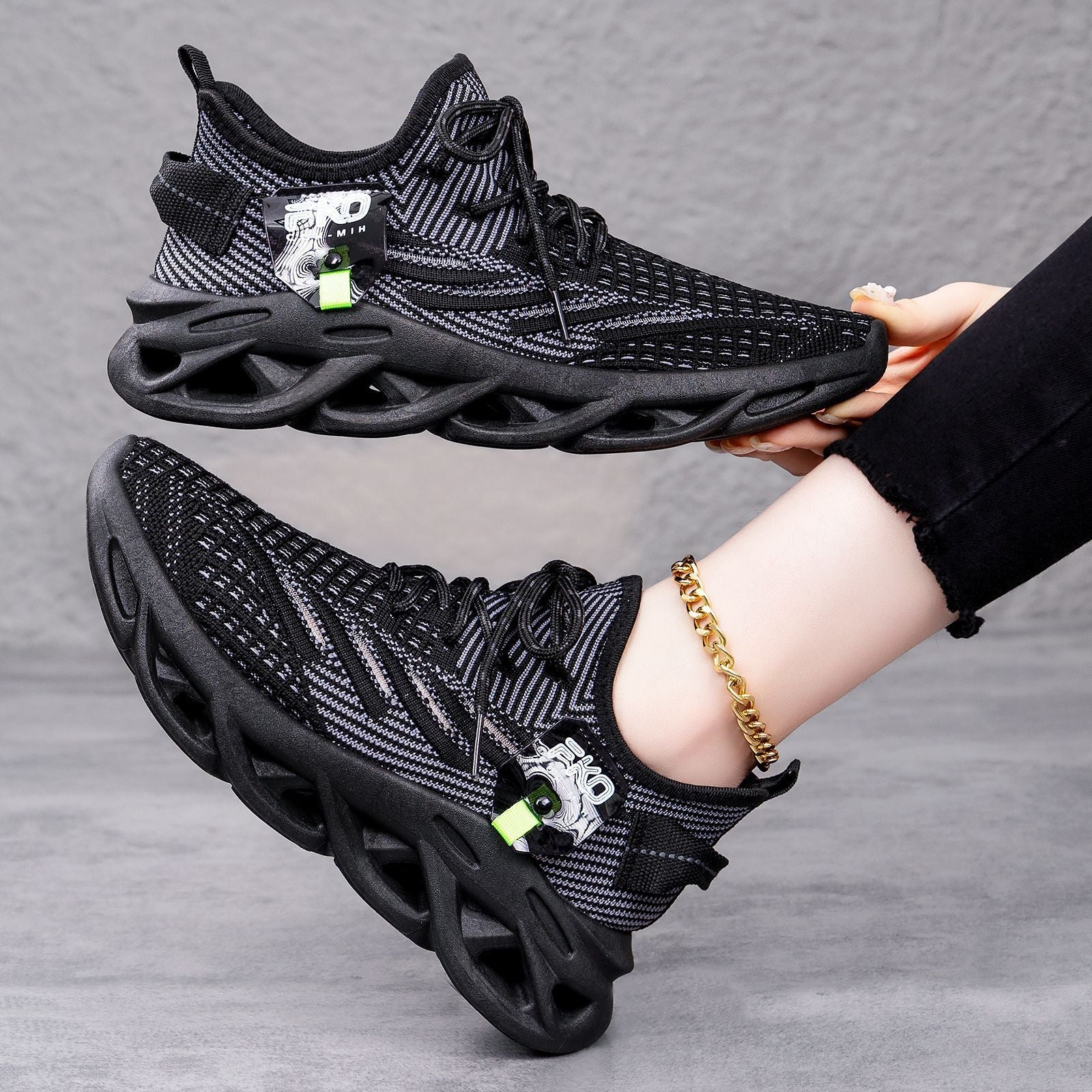 Damen Sportliche Sneaker mit atmungsaktivem Obermaterial und dämpfender Sohle