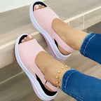 Damen Bunte Sandalen mit elastischer Ferse R&B