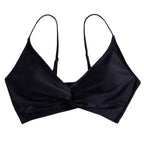 Damen sommerlicher Bralette-Bikinioberteil mit eleganter Twist-Detail
