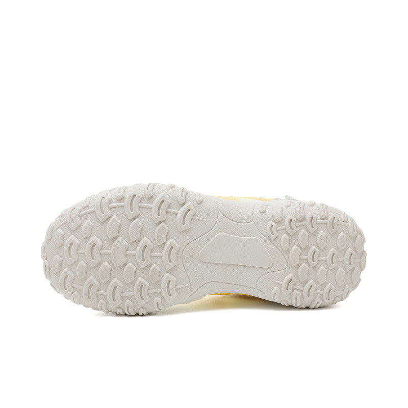 Damen Sportliche Sneaker mit atmungsaktivem Netzmaterial und dämpfender Laufsohle R&B