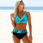 Damen Bikini-Set mit komfortablem Wickeldesign R&B