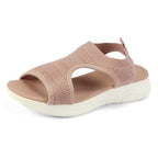 Damen Atmungsaktive Sandalen mit elastischem Obermaterial und rutschfester Sohle R&B