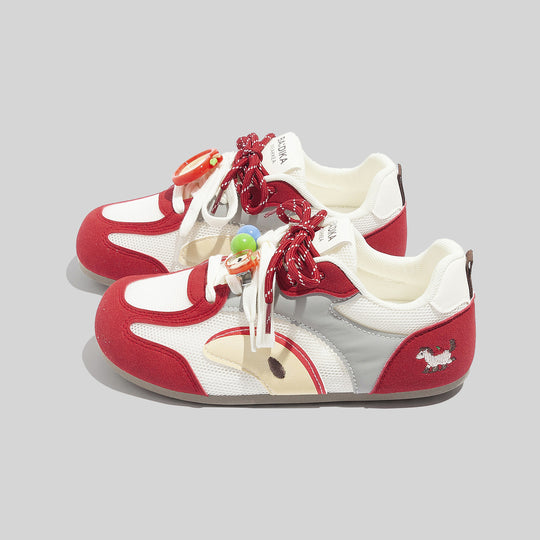 Damen Verspielte Freizeitsneaker mit einzigartigem Tiermotiv und komfortabler Sohle R&B
