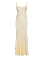 Damen Elegantes Wickelkleid mit Raffungen und asymmetrischem Rock R&B