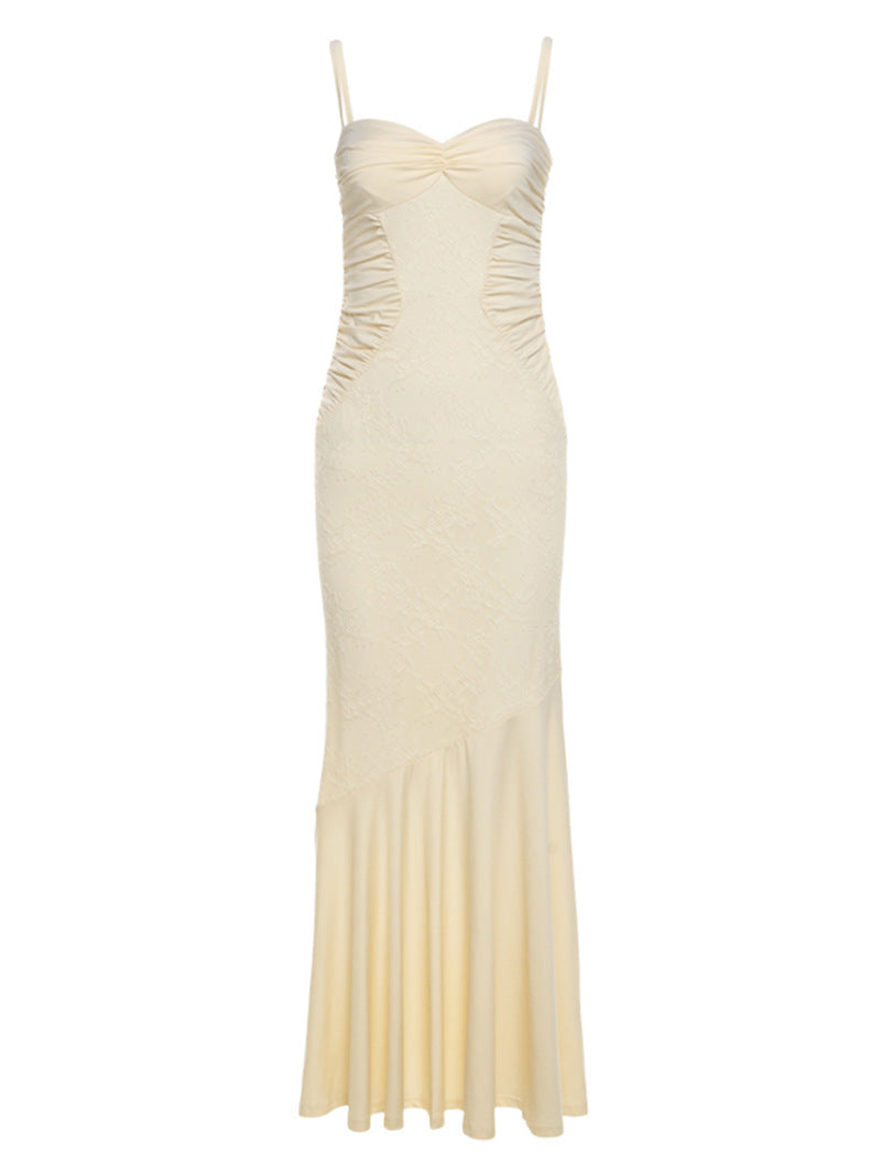 Damen Elegantes Wickelkleid mit Raffungen und asymmetrischem Rock R&B
