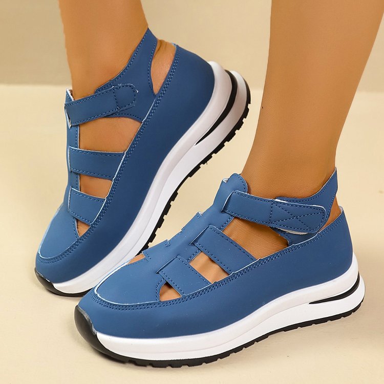 Damen freizeitorientierte Sneakers mit komfortabler Oberflächenstruktur und flexiblem Sohlendesign R&B