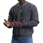 Herren stilvoller Strickpullover mit strukturiertem Design R&B