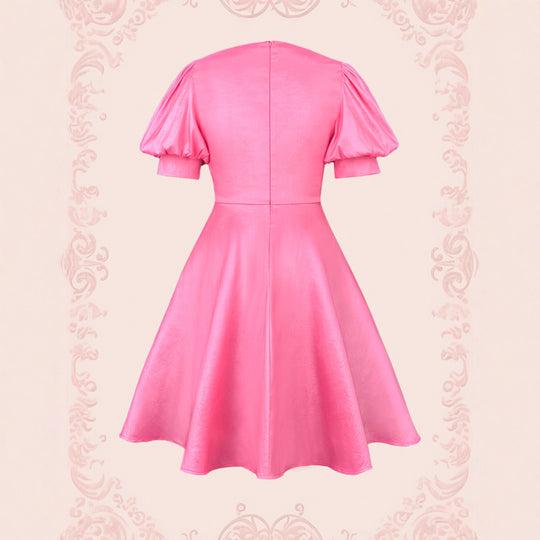 Damen festliches Kleid mit herzförmigem Oberteil und taillierter Silhouette R&B