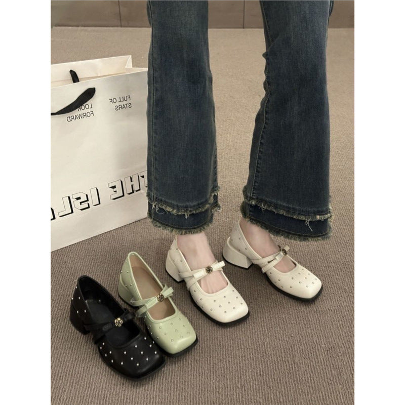 Damen elegante Schnürschuhe mit modischen Strassverzierungen R&B