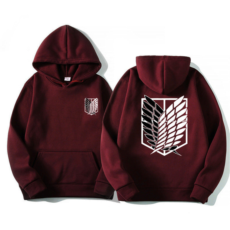 Damen Kapuzenpullover mit klassischem Anime-Motiv R&B