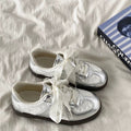 Damen Modische Sneaker mit luxuriösem Spitzen-Design und auffälligen Schleifen R&B