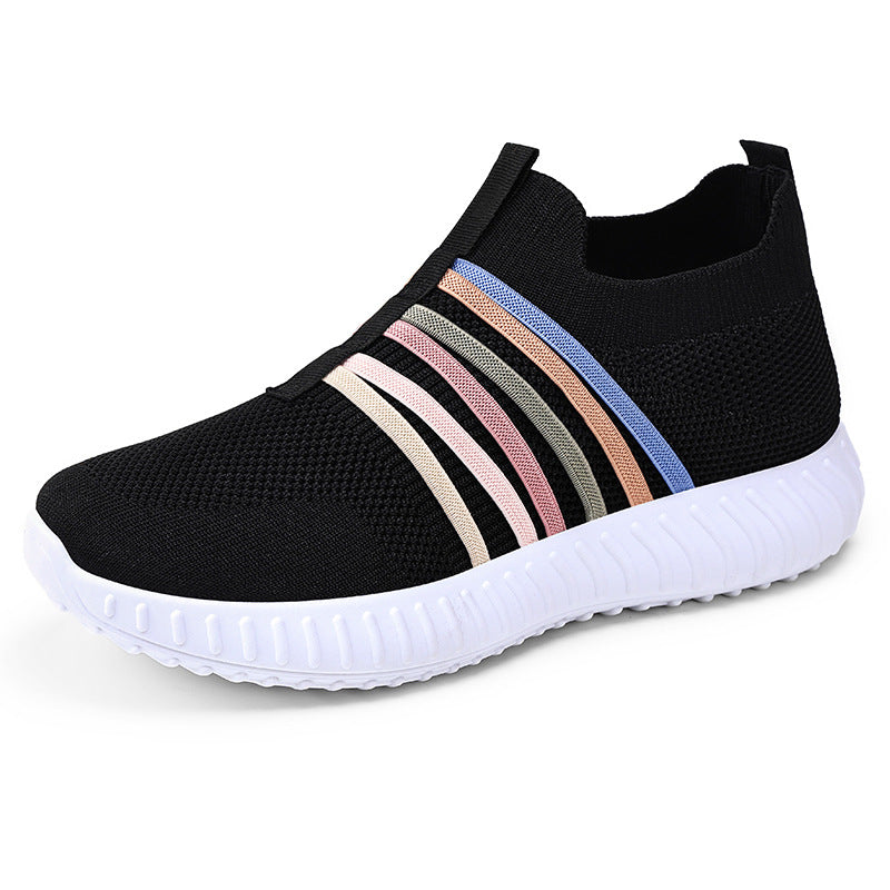 Damen Atmungsaktive Sneaker mit elastischem Einstieg und rutschfester Sohle R&B