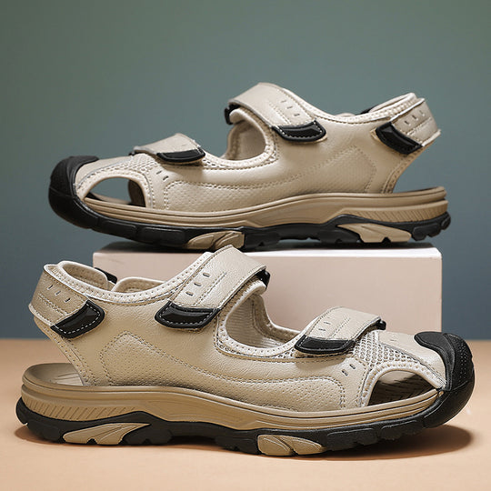 Damen Sportliche Freizeitsandalen mit verstellbaren Riemen und rutschfester Sohle R&B