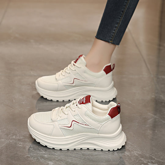 Damen Sportliche Sneakers mit atmungsaktiver Mesh-Oberfläche und dämpfender Laufsohle R&B