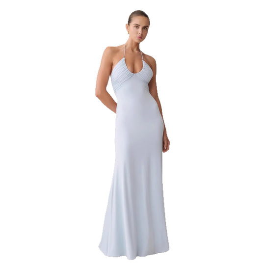 Damen Maxikleid mit raffinierter Drapierung R&B
