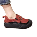 Damen Komfortabeles Slip-On Sneakers mit modischer Schnalle