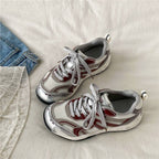 Damen sportliche Sneakers im modernen Design R&B