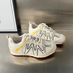 Damen modische Outdoor-Sneakers mit atmungsaktiver Mesh-Oberfläche und rutschfester Sohle R&B
