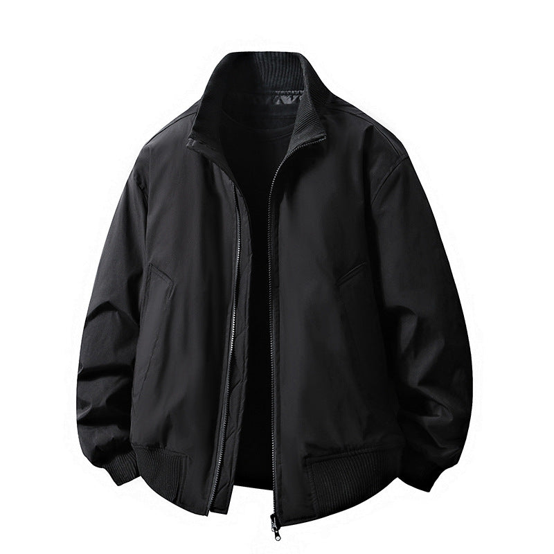 Herren lässige Übergangsjacke im minimalistischen Design R&B