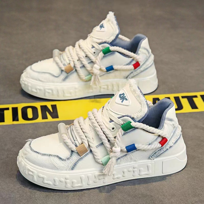 Damen modische Sneaker mit einzigartigem Schnürsystem und hochflexibler Sohle R&B