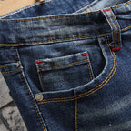 Herren Ripped Denim Jeans im urbanen Style R&B